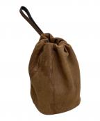 style craftスタイルクラフト）の古着「ゴードドロップ巾着バッグ」｜ブラウン