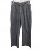 NEATニート）の古着「2タックデニムパンツ」｜ブラック