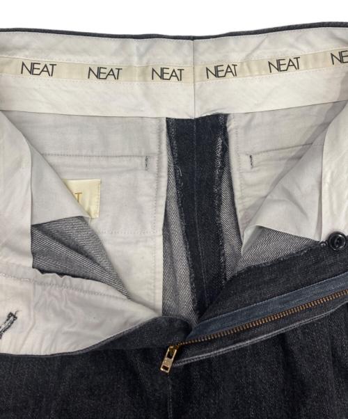 NEAT（ニート）NEAT (ニート) 2タックデニムパンツ ブラック サイズ:42の古着・服飾アイテム