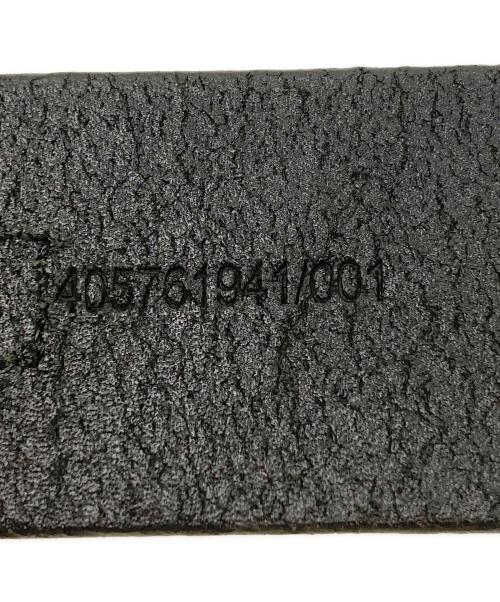 POLO RALPH LAUREN（ポロ・ラルフローレン）POLO RALPH LAUREN (ポロ・ラルフローレン) レザー ローラーバックル ベルト ブラックの古着・服飾アイテム