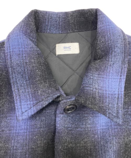 RHC Ron Herman（アールエイチシー ロンハーマン）RHC Ron Herman (アールエイチシー ロンハーマン) キルティングシャツ ネイビー サイズ:Mの古着・服飾アイテム