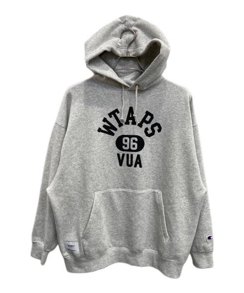 Champion（チャンピオン）Champion (チャンピオン) WTAPS (ダブルタップス) パーカー グレー サイズ:Lの古着・服飾アイテム