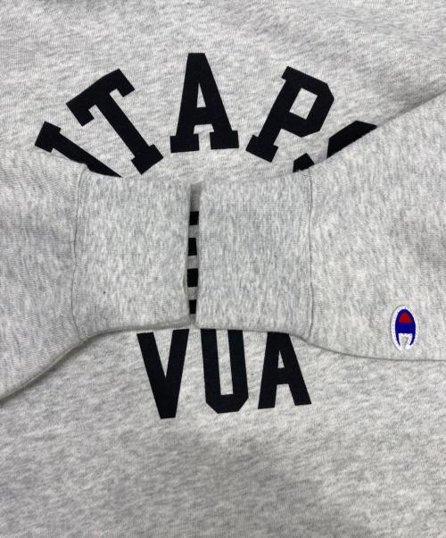 Champion（チャンピオン）Champion (チャンピオン) WTAPS (ダブルタップス) パーカー グレー サイズ:Lの古着・服飾アイテム