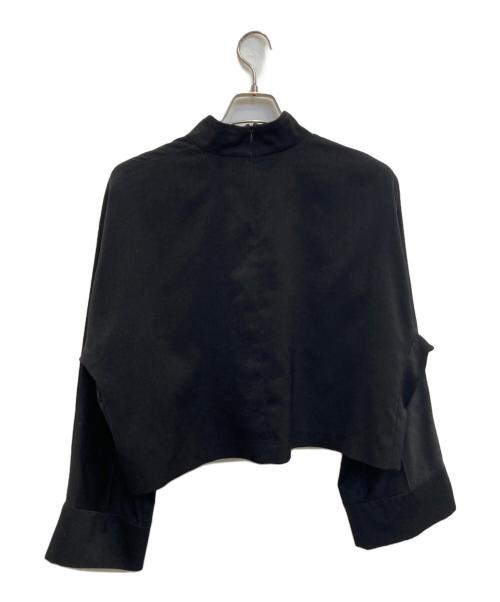 08sircus（ゼロエイトサーカス）08sircus (ゼロエイトサーカス) フレアスリーブプルオーバー ブラック サイズ:1の古着・服飾アイテム