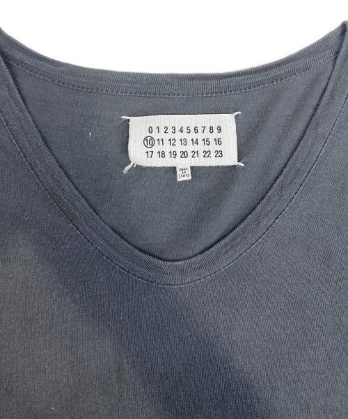 Maison Martin Margiela（メゾンマルタンマルジェラ）Maison Martin Margiela (メゾンマルタンマルジェラ) ダメージ加工Tシャツ グレー サイズ:48の古着・服飾アイテム