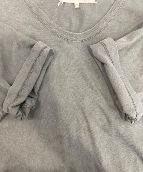 Maison Martin Margiela（メゾンマルタンマルジェラ）Maison Martin Margiela (メゾンマルタンマルジェラ) ダメージ加工Tシャツ グレー サイズ:48の古着・服飾アイテム