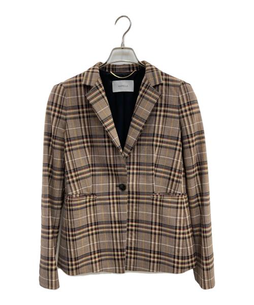 MARELLA（マレーラ）MARELLA (マレーラ) テーラードジャケット ブラウン サイズ:42の古着・服飾アイテム
