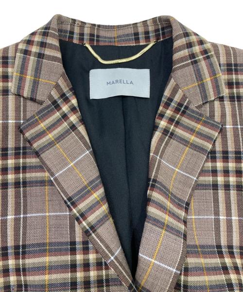 MARELLA（マレーラ）MARELLA (マレーラ) テーラードジャケット ブラウン サイズ:42の古着・服飾アイテム