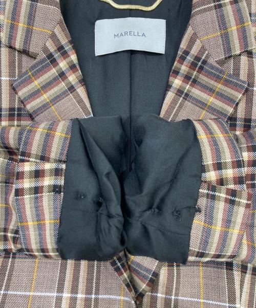 MARELLA（マレーラ）MARELLA (マレーラ) テーラードジャケット ブラウン サイズ:42の古着・服飾アイテム