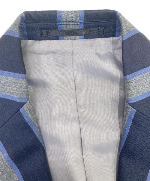 FRED PERRY（フレッドペリー）FRED PERRY (フレッドペリー) ストライプテーラードジャケット ネイビー サイズ:Sの古着・服飾アイテム