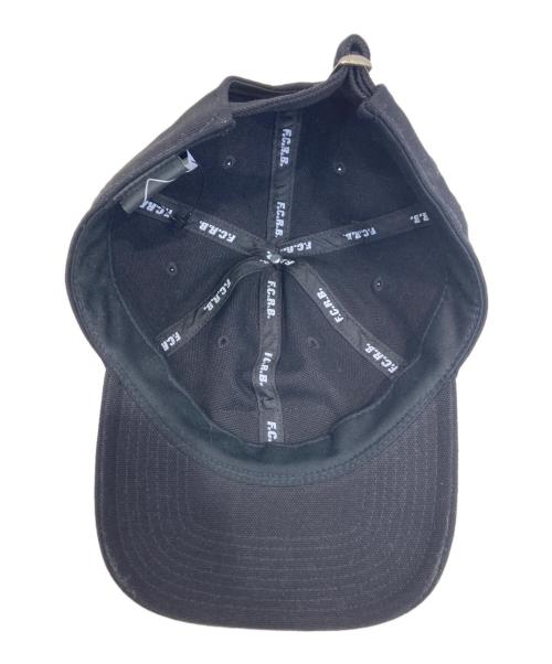 F.C.R.B.（エフシーレアルブリストル）F.C.R.B. (エフシーレアルブリストル) RUBBER PATCH CAP ブラックの古着・服飾アイテム