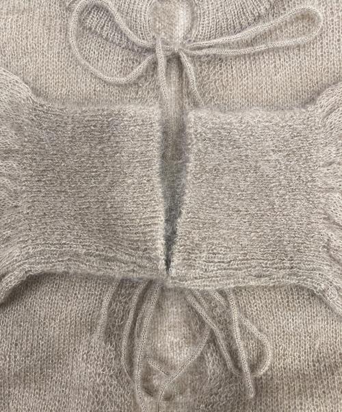 porter des boutons（ポルテデブトン）porter des boutons (ポルテデブトン) カーディガン ブラウン サイズ:FREEの古着・服飾アイテム