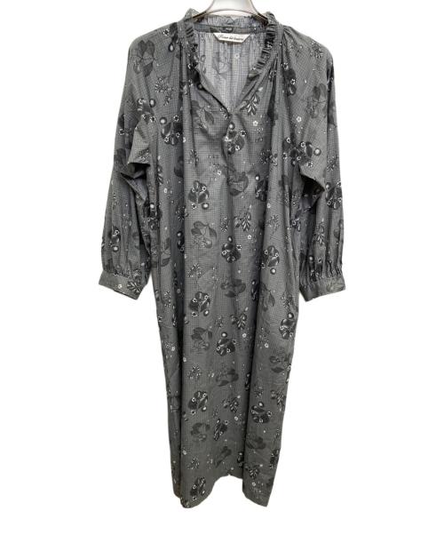 porter des boutons（ポルテデブトン）porter des boutons (ポルテデブトン) ブラウスワンピース グレー サイズ:無しの古着・服飾アイテム