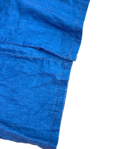 porter des boutons（ポルテデブトン）porter des boutons (ポルテデブトン) リネンノースリーブオールインワン インディゴ サイズ:無しの古着・服飾アイテム