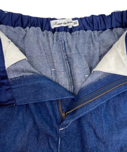 porter des boutons（ポルテデブトン）porter des boutons (ポルテデブトン) デニムパンツ インディゴ サイズ:36の古着・服飾アイテム