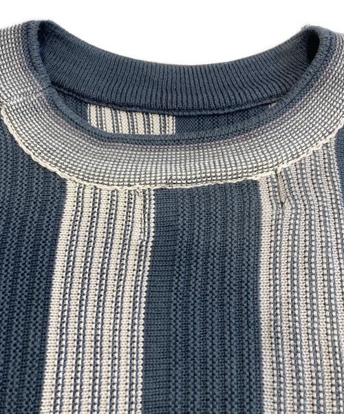 TUNDRA（ツンドラ）TUNDRA (ツンドラ) コットン3Dニット グレー サイズ:Lの古着・服飾アイテム