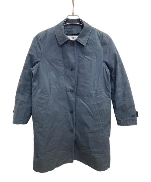 MHL（エムエイチエル）MHL (エムエイチエル) ライナー付コート ネイビーの古着・服飾アイテム
