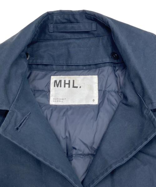 MHL（エムエイチエル）MHL (エムエイチエル) ライナー付コート ネイビーの古着・服飾アイテム
