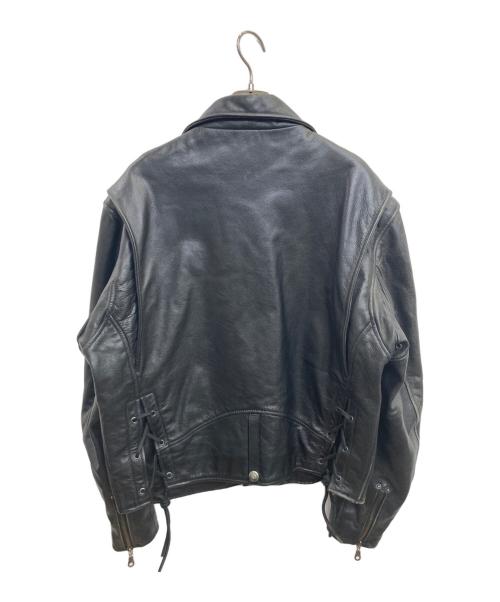 GUESS（ゲス）GUESS (ゲス) レザージャケット ブラック サイズ:Sの古着・服飾アイテム