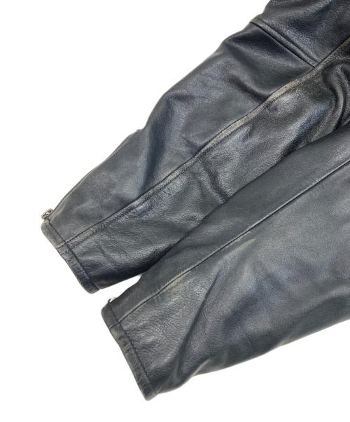 GUESS（ゲス）GUESS (ゲス) レザージャケット ブラック サイズ:Sの古着・服飾アイテム