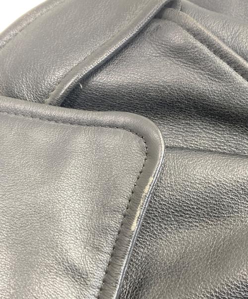 GUESS（ゲス）GUESS (ゲス) レザージャケット ブラック サイズ:Sの古着・服飾アイテム