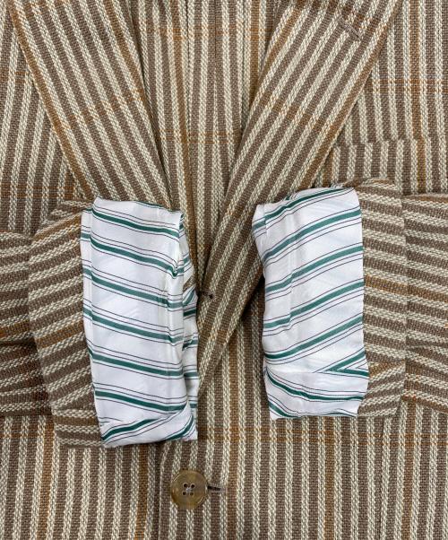 TOMORROW LAND（トゥモローランド）TOMORROW LAND (トゥモローランド) テーラードジャケット ベージュ サイズ:44の古着・服飾アイテム