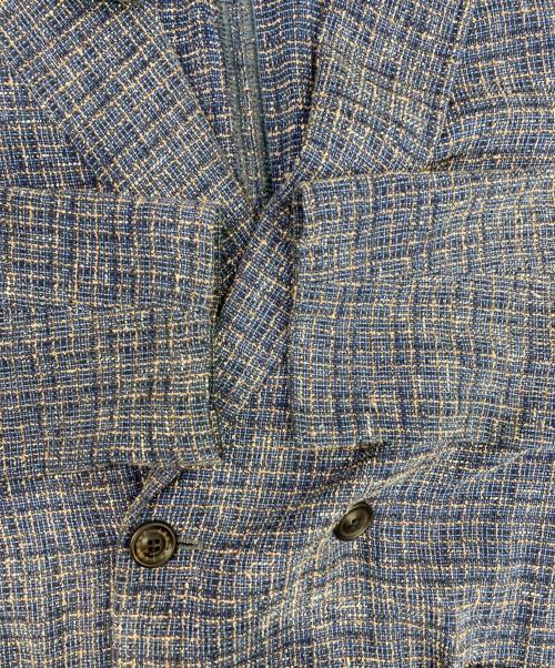 T-Jacket（ティージャケット）T-Jacket (ティージャケット) ダブルブレスト メランジテーラードジャケット ネイビー サイズ:Sの古着・服飾アイテム