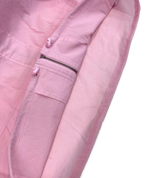 BEAUTY&YOUTH（ビューティーアンドユース）BEAUTY&YOUTH (ビューティーアンドユース) ナイロンブレンド ドロースト ショート ジャケット ピンク サイズ:Mの古着・服飾アイテム