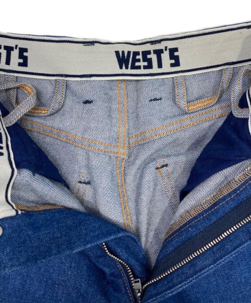 WESTOVERALLS（ウエストオーバーオールズ）WESTOVERALLS (ウエストオーバーオールズ) デニムパンツ インディゴ サイズ:W25の古着・服飾アイテム