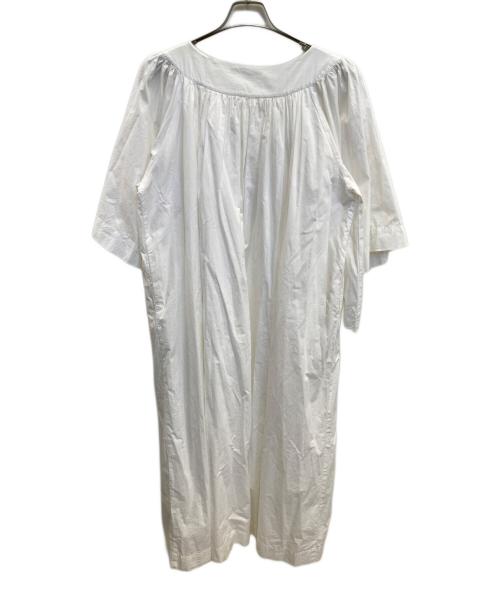 ne quittez pas（ヌキテパ）ne quittez pas (ヌキテパ) 6(ROKU) BEAUTY&YOUTH (ロク ビューティーアンドユース) ワンピース ホワイト サイズ:記載なしの古着・服飾アイテム