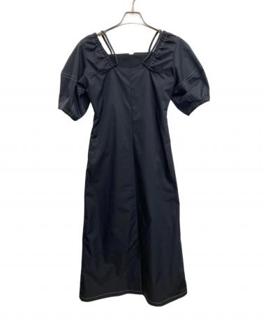 中古・古着通販】MURRAL (ミューラル) Ivy vase dress ブラック