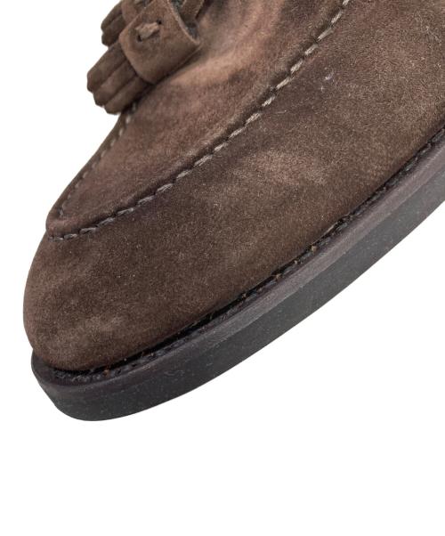 berwick（バーウィック）berwick (バーウィック) スウェードタッセルローファー ブラウン サイズ:5 1/2の古着・服飾アイテム