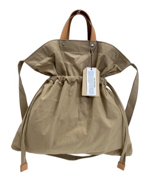 TIDE WAY（タイドウェイ）TIDE WAY (タイドウェイ) BAFU 2WAY TOTE ベージュの古着・服飾アイテム