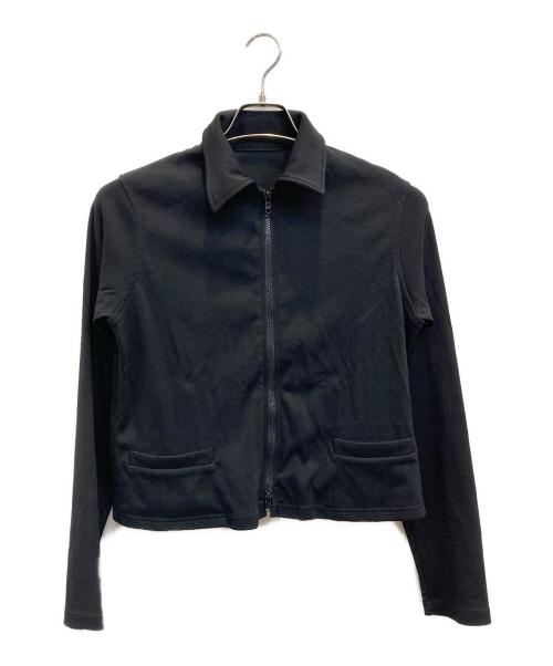 Y's（ワイズ）Y's (ワイズ) ジャージ素材ジップジャット ブラック サイズ:-の古着・服飾アイテム