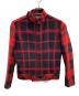 YOHJI YAMAMOTO（ヨウジヤマモト）の古着「ウールタータンチェックジャケット」｜レッド