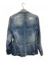 MESSAGERIE (メッサジェリエ) デニムテーラードジャケット ブルー サイズ:46：3000円