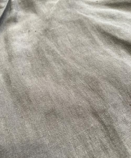 mizuiro-ind（ミズイロインド）mizuiro-ind (ミズイロインド) リネンシャツ ブラウン サイズ:-の古着・服飾アイテム