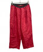 BRACCAEブラッカエ）の古着「リネンパンツ」｜ピンク