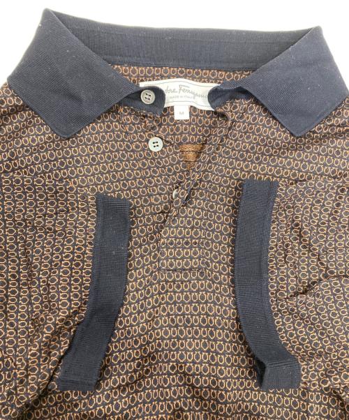 Salvatore Ferragamo（サルヴァトーレ フェラガモ）Salvatore Ferragamo (サルヴァトーレ フェラガモ) ポロシャツ サイズ:Mの古着・服飾アイテム