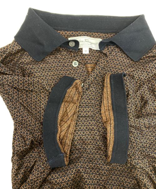 Salvatore Ferragamo（サルヴァトーレ フェラガモ）Salvatore Ferragamo (サルヴァトーレ フェラガモ) ポロシャツ サイズ:Mの古着・服飾アイテム