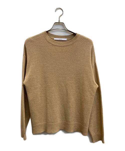 FRAMeWORK（フレームワーク）FRAMeWORK (フレームワーク) ウォッシャブルペーパーヤーンニット ベージュ サイズ:FREEの古着・服飾アイテム