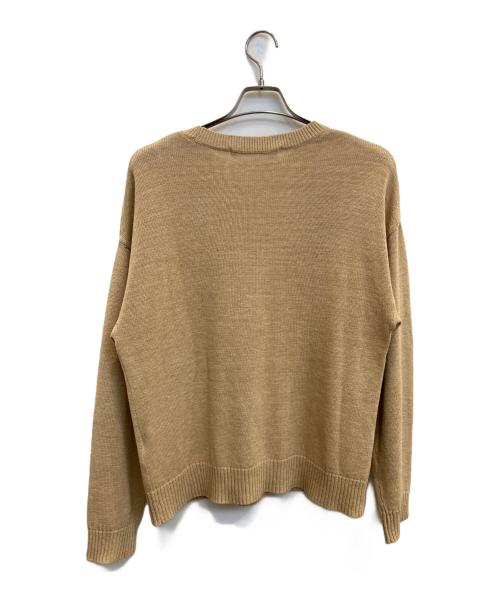 FRAMeWORK（フレームワーク）FRAMeWORK (フレームワーク) ウォッシャブルペーパーヤーンニット ベージュ サイズ:FREEの古着・服飾アイテム