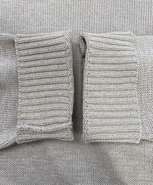 FRAMeWORK（フレームワーク）FRAMeWORK (フレームワーク) ウォッシャブルペーパーヤーンニット ベージュ サイズ:FREEの古着・服飾アイテム