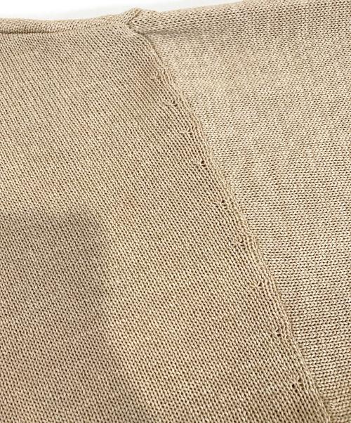 FRAMeWORK（フレームワーク）FRAMeWORK (フレームワーク) ウォッシャブルペーパーヤーンニット ベージュ サイズ:FREEの古着・服飾アイテム