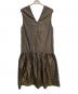 FRAMeWORK (フレームワーク) メモリータフタギャザーワンピース オリーブ サイズ:FREE：4000円