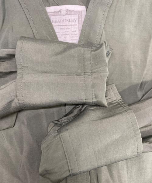 BEARDSLEY（ビアズリー）BEARDSLEY (ビアズリー) カラーレスシャツワンピース オリーブ サイズ:F 未使用品の古着・服飾アイテム