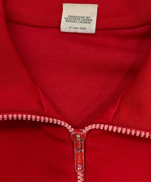 adidas（アディダス）adidas (アディダス) トラックジャケット レッド サイズ:Oの古着・服飾アイテム