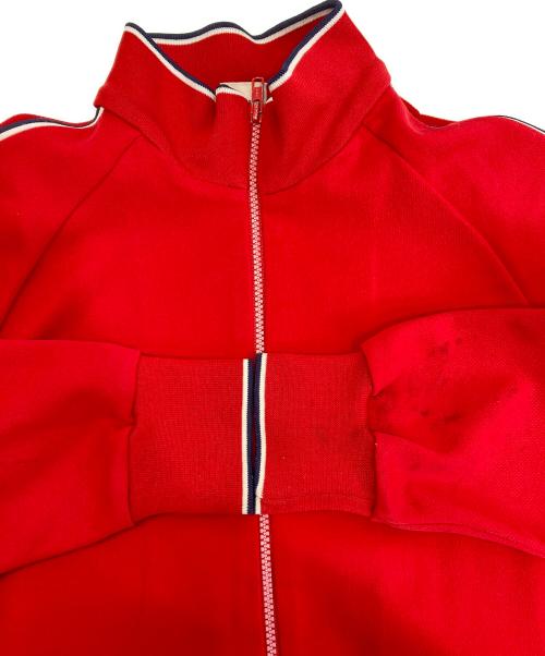 adidas（アディダス）adidas (アディダス) トラックジャケット レッド サイズ:Oの古着・服飾アイテム