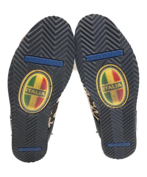 DOLCE & GABBANA（ドルチェ＆ガッバーナ）DOLCE & GABBANA (ドルチェ＆ガッバーナ) スニーカー ブラウン サイズ:6の古着・服飾アイテム