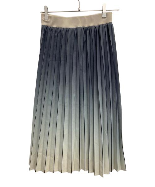 FRED PERRY（フレッドペリー）FRED PERRY (フレッドペリー) グラデーション カラー パネル スカート ベージュ サイズ:ウエスト64～70の古着・服飾アイテム